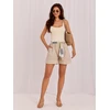 Italy Moda Šortai-IT-SN-FL10552SPL-1.47-smėlio spalva