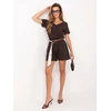 Italy Moda Šortai-IT-SN-FL10552SPL.49-ciemny ruda