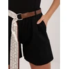 Italy Moda Šortai-IT-SN-FL10552SPL.49-juoda