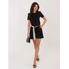 Italy Moda Šortai-IT-SN-FL10552SPL.49-juoda