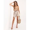 Italy Moda Šortai-IT-SN-FL10552SPL.49-smėlio spalva