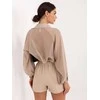 Italy Moda Šortai-IT-SN-FL8755.20P-smėlio spalva