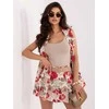 Italy Moda Šortai-IT-SN-FL8757-2.18-raudona