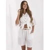 Italy Moda Šortai-MI-SN-6620.72P-balta