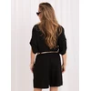 Italy Moda Šortai-MI-SN-6620.72P-juoda