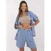 Italy Moda Šortai-MI-SN-6620.72P-mėlyna