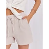 Italy Moda Šortai-MI-SN-A248828.75-smėlio spalva