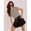 Italy Moda Šortai-MI-SN-P6991.99-juoda