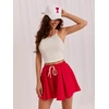 Italy Moda Šortai-MI-SN-P6991.99-raudona