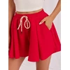 Italy Moda Šortai-MI-SN-P6991.99-raudona