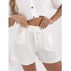 Italy Moda Šortai-MO-SN-9717.95-balta