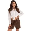 Italy Moda Šortai-MO-SN-9717.95-ruda