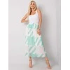 Italy Moda Spódnica-DHJ-SD-13325.73P-balta-žalia