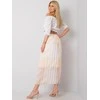 Italy Moda Spódnica-DHJ-SD-13325.73P-šviesiai smėlio spalvos