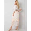 Italy Moda Spódnica-DHJ-SD-13325.73P-šviesiai smėlio spalvos