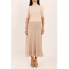 Italy Moda Spódnica-IR-SD-M113393.63-smėlio spalva