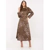 Italy Moda Spódnica-IT-SD-18951-4.06-khaki