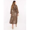 Italy Moda Spódnica-IT-SD-18951-4.06-khaki