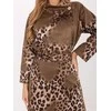 Italy Moda Spódnica-IT-SD-18951-4.06-khaki
