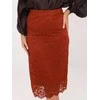 Italy Moda Spódnica-IT-SD-21852.15-ciemny oranžinė