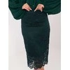 Italy Moda Spódnica-IT-SD-21852.15-ciemny žalia