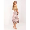 Italy Moda Spódnica-IT-SD-22729.65-brzoskwiniowy
