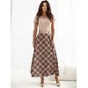 Italy Moda Spódnica-IT-SD-23296-2.06-ruda