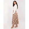 Italy Moda Spódnica-IT-SD-23296.84-smėlio spalva