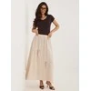 Italy Moda Spódnica-IT-SD-3061.68-smėlio spalva