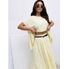 Italy Moda Spódnica-IT-SD-FL10325.00-jasny geltona