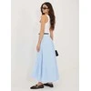 Italy Moda Spódnica-IT-SD-FL10325.01-šviesiai mėlyna