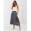 Italy Moda Spódnica-IT-SD-FL10325.01-tamsiai mėlyna