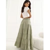 Italy Moda Spódnica-IT-SD-FL9357MSL.52-khaki