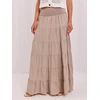 Italy Moda Spódnica-IT-SD-FL9357MSL.56-ciemny bezowy