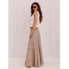 Italy Moda Spódnica-IT-SD-FL9357MSL.56-ciemny bezowy