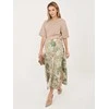 Italy Moda Spódnica-IT-SD-FL9850-2.17-žalia