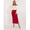 Italy Moda Spódnica-MI-SD-20730.69-red