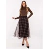 Italy Moda Spódnica-MI-SD-271329-3.06-juoda