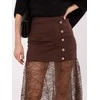 Italy Moda Spódnica-MI-SD-3292.09P-ruda