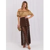 Italy Moda Spódnica-MI-SD-3292.09P-ruda