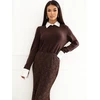 Italy Moda Spódnica-MI-SD-3573.01-ruda