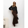 Italy Moda Spódnica-MI-SD-3573.01-ruda