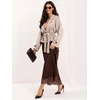 Italy Moda Spódnica-MI-SD-4213-2.65-ruda