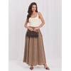 Italy Moda Spódnica-MI-SD-4349.74-ruda