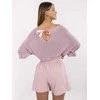 Italy Moda Spódnica-MI-SD-88662.92-jasny rožinė