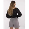 Italy Moda Spódnica-MI-SD-88662.92-pilka
