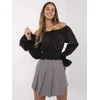 Italy Moda Spódnica-MI-SD-88662.92-pilka