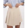 Italy Moda Spódnica-MI-SD-88662.92-smėlio spalva