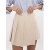 Italy Moda Spódnica-MI-SD-88662.92-smėlio spalva