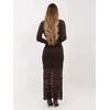 Italy Moda Spódnica-MI-SD-G9137.16P-ciemny ruda